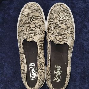 Keds Snakeskin print Canvas Slip-ons
